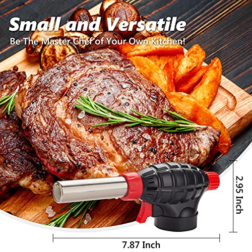 SINKUG Welding torches, Cutting torches with Adjustable Continuous Flame, Refillable Blow Torches Food Torch Kitchen Torch for Desserts,Creme Brulee,Jewelry and Baking