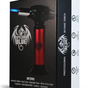 Special Blue Inferno Professional Butane Torch (Red)