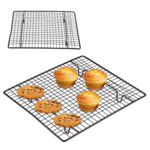 Cooling and Baking Rack, Heavy Duty Stainless Steel Wire Cooling Rack Baking Rack Oven Grid Rack Nonstick Cooking Grill Tray For Biscuit/Cake/Bread, 10.24 x 9.06 x 0.98 in