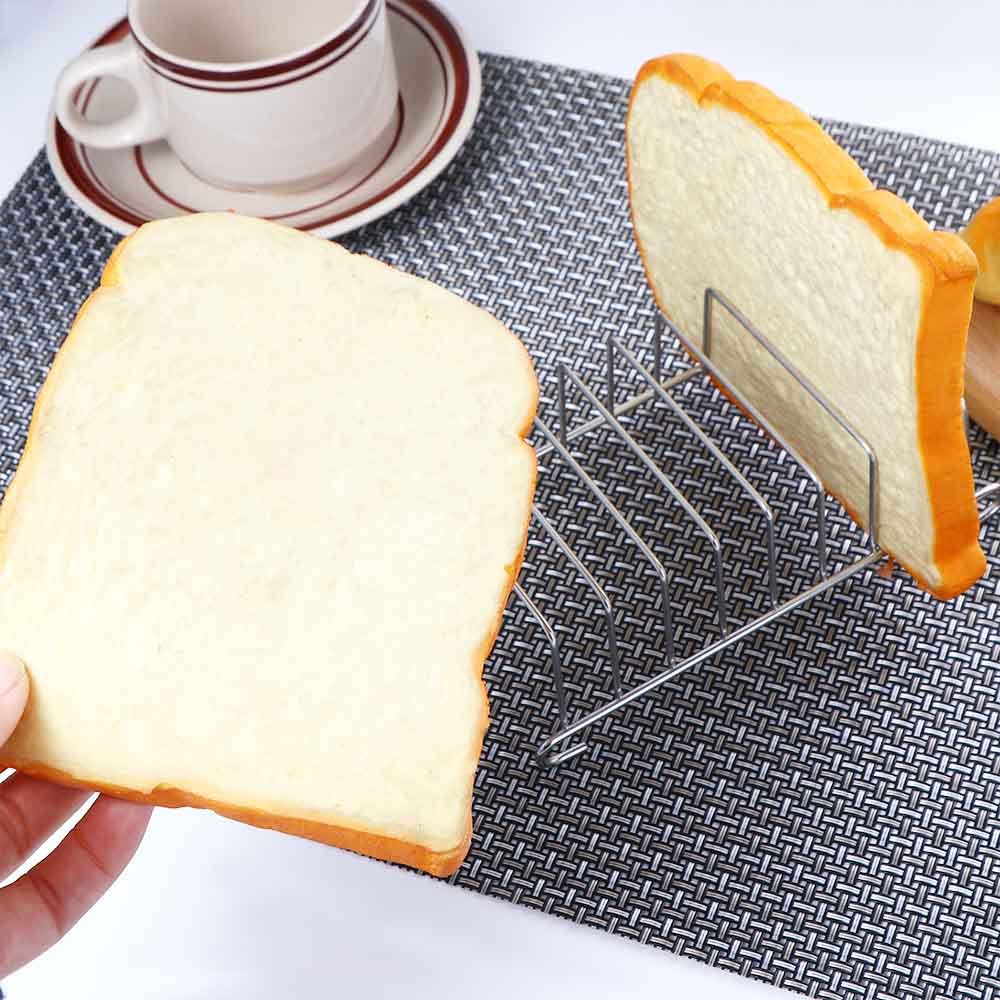 Toast Rack Air Fryer Accessories Stainless Steel Bakeware Food Cooling Grid Loaf Stand for Restaurant Kitchen Supplies