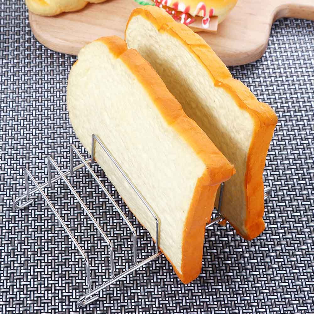 Toast Rack Air Fryer Accessories Stainless Steel Bakeware Food Cooling Grid Loaf Stand for Restaurant Kitchen Supplies