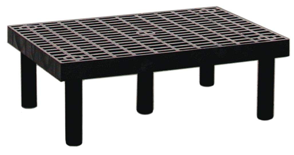 Plastic Dunnage Rack with Vented Top