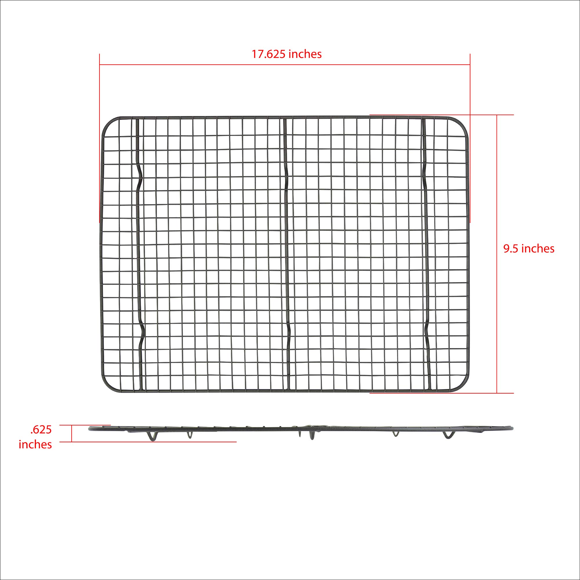 Taste of Home® 17.5 x 12.5 inch Non-Stick Metal Cooling Rack