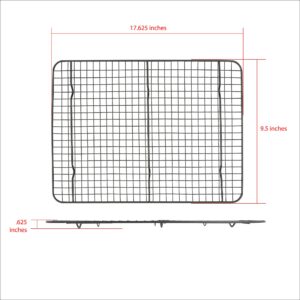 Taste of Home® Set of 2-17.5 x 12.5-inch Non-Stick Metal Cooling Rack