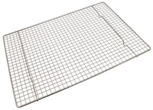 crestware 16.5 by 12 by .75-inch half grate pan, 17 by 25 by 1-inch
