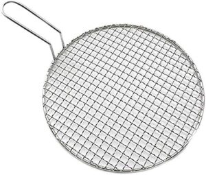 b&c.room 304 stainless steel rond barbecue racks mesh wire bbq korea carbon baking net grill pan grate diameter:29.5cm