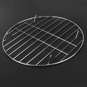 Operitacx 2pcs Stainless Steel Griddle Grilling Accessories BBQ Portable Campfire Grate Hibachi Grill Pizza Ovens for Outside Pizza Grill Practical Steak Grilling Rack Cake Lip Gloss