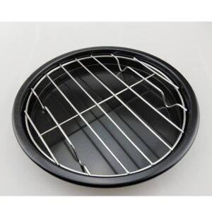 SHERCHPRY Round Baking Rack Metal Grill Rack Round Wire Rack Stainless Steel Cooling Racks Pizza Baking Rack for Oven Air Fryer