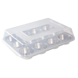 nordic ware naturals 12 cavity muffin pan with high-domed lid