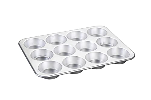 Nordic Ware Natural Aluminum Commercial Muffin Pan, 12 Cup