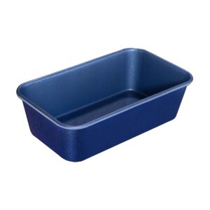 granitestone blue nonstick 9.7in x 5.75in x 2.8in loaf pan, oven safe up to 500f, dishwasher safe