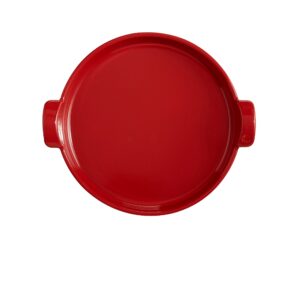 Emile Henry 12" Deep Dish Pizza Pan | Burgundy