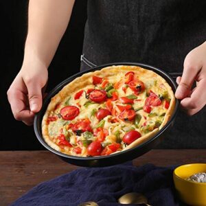 LaiYHe, 12" Pizza Pan Professional Premium Deep Dish Non-Stick Bakeware, 12-Inch