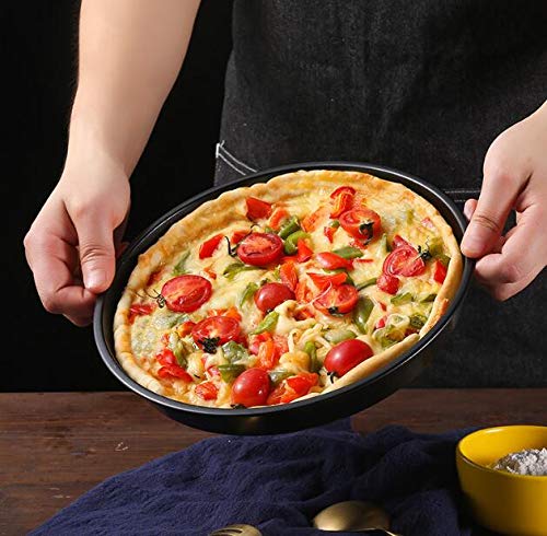 LaiYHe, 12" Pizza Pan Professional Premium Deep Dish Non-Stick Bakeware, 12-Inch