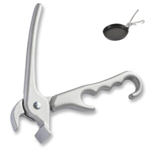 vollrath pizza pan gripper, 8 inch cast aluminum, pizza pans grabber, iron tray holder, oven gripper clips, camping pot lifter, baking tool and kitchen