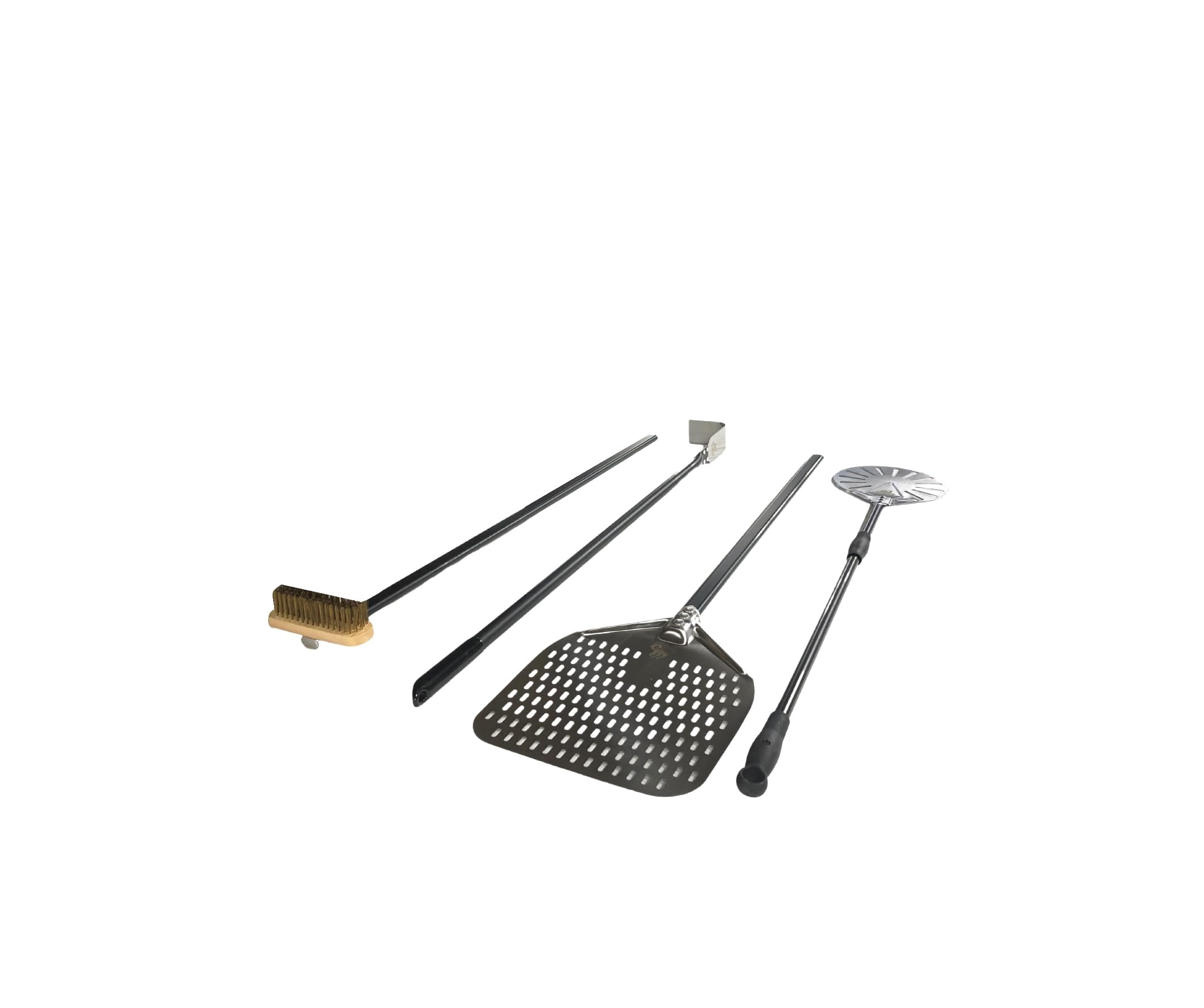 4 Piece Wood-Fired Pizza Oven Utensil Kit