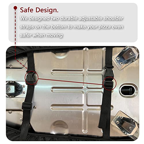 Cover for Ooni Koda 12 Pizza Oven - Pizza Oven Cover for Ooni Koda 12 Pizza Oven Carry Cover Accessories Outdoor Pizza Oven Accessories (Cover Only)