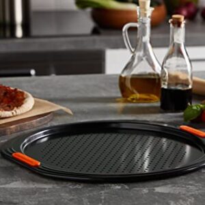 Le Creuset Toughened Non-Stick Bakeware Pizza Pan, Black