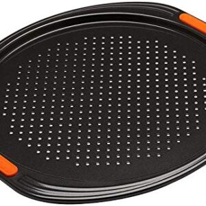 Le Creuset Toughened Non-Stick Bakeware Pizza Pan, Black