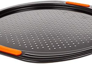 Le Creuset Toughened Non-Stick Bakeware Pizza Pan, Black