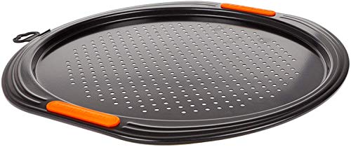 Le Creuset Toughened Non-Stick Bakeware Pizza Pan, Black