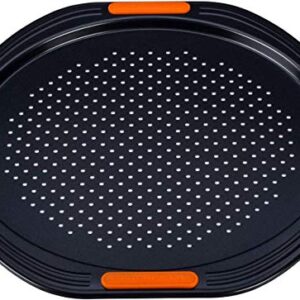 Le Creuset Toughened Non-Stick Bakeware Pizza Pan, Black