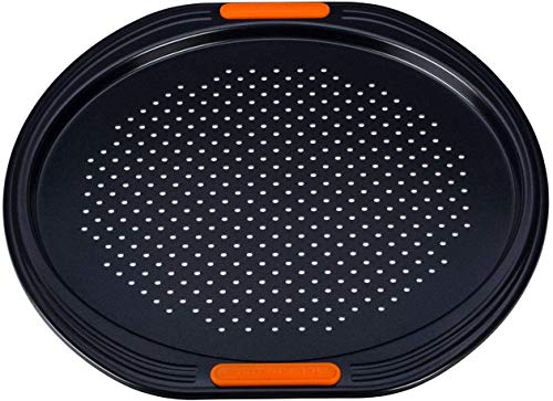 Le Creuset Toughened Non-Stick Bakeware Pizza Pan, Black