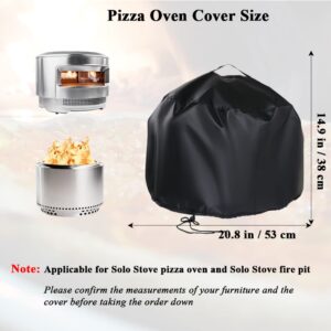 Pizza Oven Cover - Onlyme Pizza Oven Accessories for Solo Stove Pizza Oven, All Season Waterproof Protective Cover