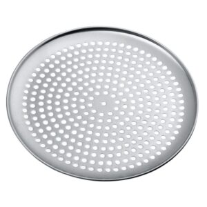 yardwe pizza pan for oven, 9 inch nonstick round pizza baking sheet, stainless steel pizza pan with holes, nonstick bakeware for home baking kitchen oven restaurant (9 inch)