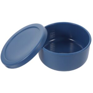 tofficu silicone dough bowl pizza dough box household dough proofing box dough （700ml,blue