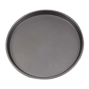 SHUANGSHI Pizza Pan, 9/10/11/12-Inch Non-Stick Pizza Pan Carbon Steel Pizza Oven Tray Shallow Round Pizza Plate Pan Roasting Tin 9 inch