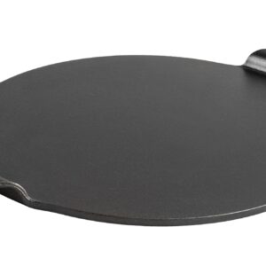 Lodge Cast Iron 15-Inch Pizza Pan with Silicone Grips