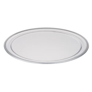 Norjac Wide-Rim Pizza Pan, 10 Inch, 6 Pack, Restaurant-Grade, 100% Solid Aluminum, Baking Pan, Oven-Safe, Rust-Free.