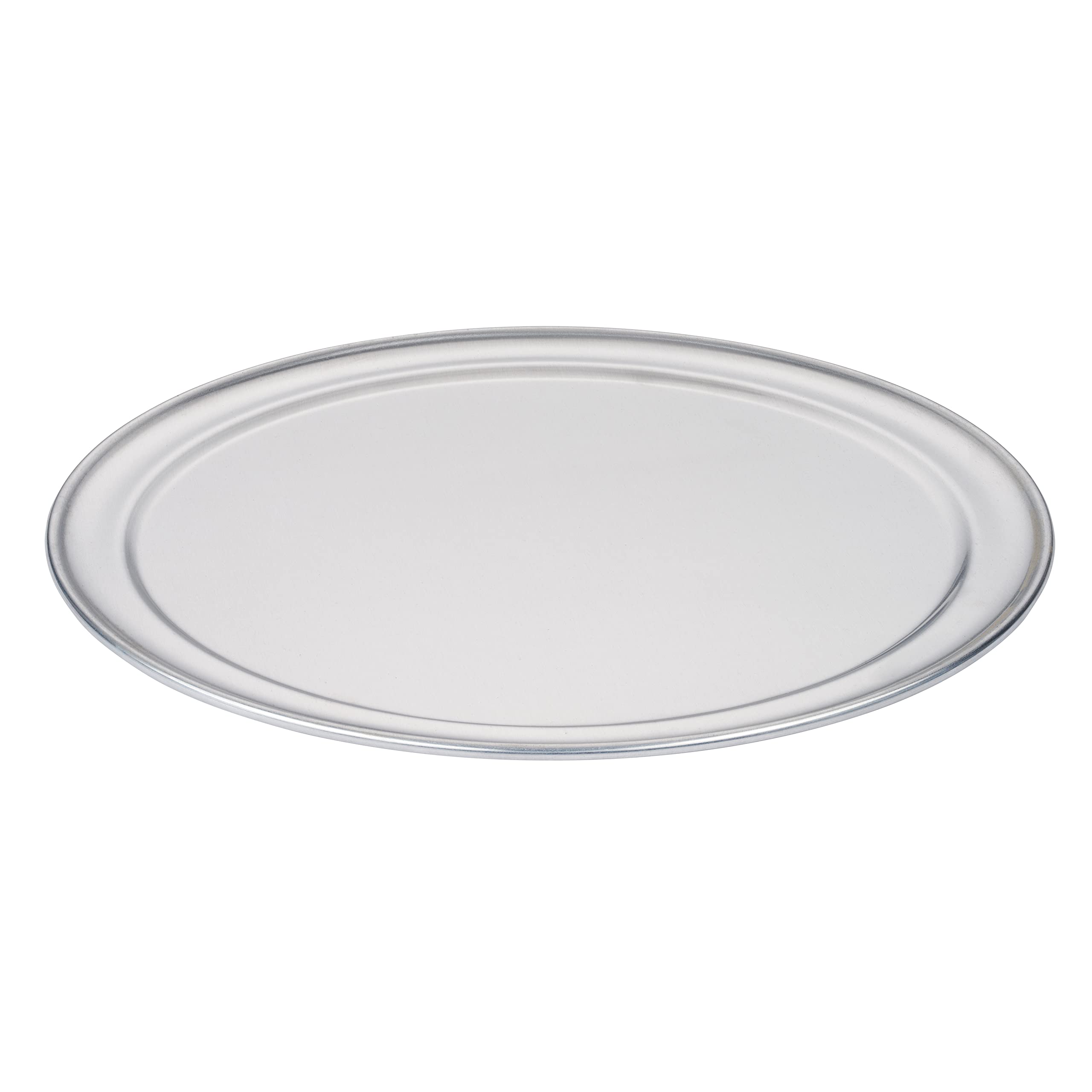 Norjac Wide-Rim Pizza Pan, 10 Inch, 6 Pack, Restaurant-Grade, 100% Solid Aluminum, Baking Pan, Oven-Safe, Rust-Free.