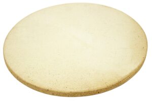 bayou classic 500-590 16-in ceramic pizza stone maintains even temperature for superior baking perfect for baking pizza bread tortillas biscuits pies cobbler and more
