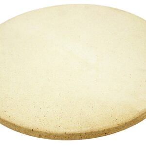 Bayou Classic 500-590 16-in Ceramic Pizza Stone Maintains Even Temperature For Superior Baking Perfect For Baking Pizza Bread Tortillas Biscuits Pies Cobbler and More