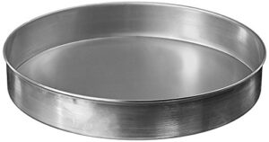 american metalcraft t80122 pizza pans, 12.35" length x 12.3" width, silver