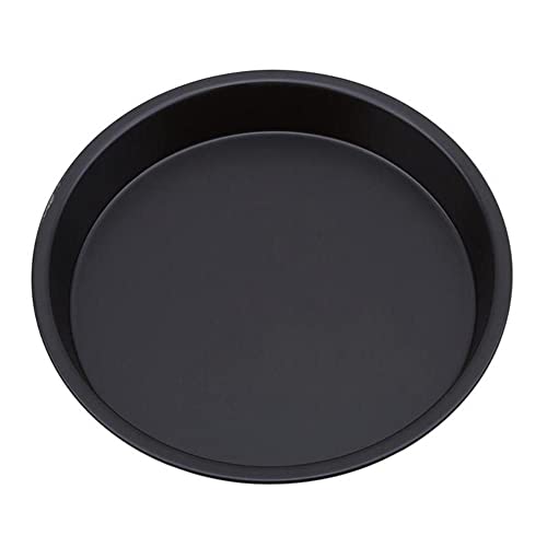 BYBYCD 6/8 Inch Round Pizza Pan Deep Dish Plate Tray Mold Non-Stick Carbon Steel Baking Tools(6inch)