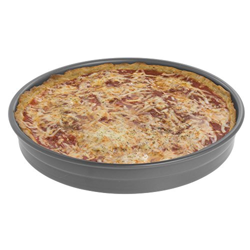 Chicago Metallic Exact Stack™ Hard Anodized Aluminum Deep Dish Pizza Pan - 12"Dia x 2"D