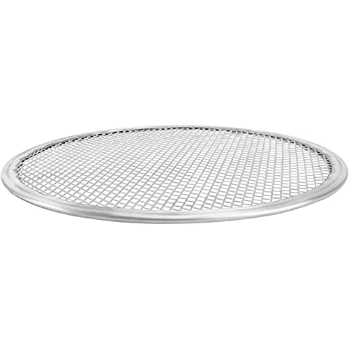 WSHA 1Pcs 6-22 inch Pizza Baking Screen, Aluminum Alloy Seamless Pizza Crisper Tray Non Stick Mesh Baking Tray for Oven, BBQ, Cookware,22inch