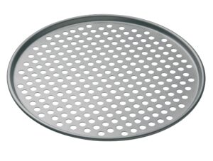 master class kcmchb14 perforated pizza tray, grey, 32cm