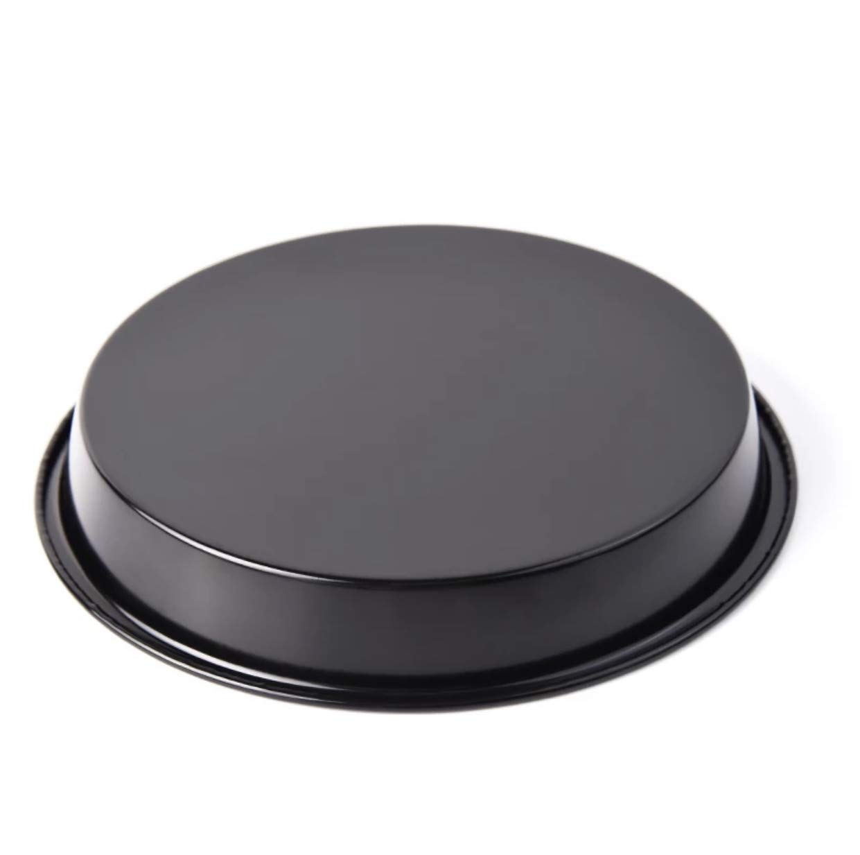 Safeya 8 inch Carbon Steel Non-Stick Black Color Coating Heat-Resistance Pizza Pan And For Cakes