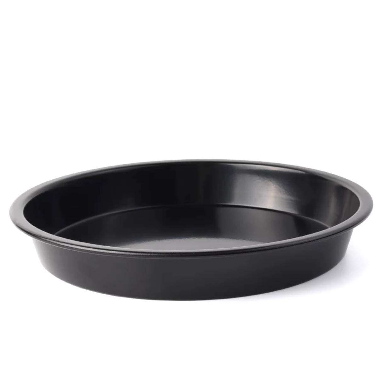 Safeya 8 inch Carbon Steel Non-Stick Black Color Coating Heat-Resistance Pizza Pan And For Cakes