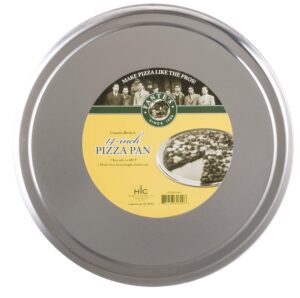 fantes pizza pan with wide rim, heavyweight aluminum, the italian market original since 1906