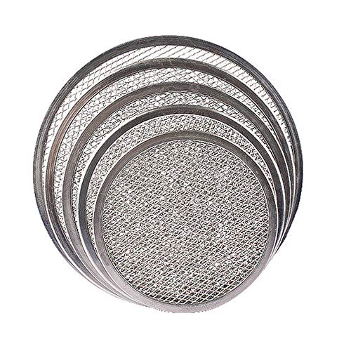 Lheng Pizza Stone of 1 piece 10" Seamless Rim Aluminium Pizza Mesh Pizza Screen Baking Tray Pizza Making Net Bakeware Pizza Tools