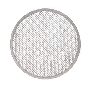 Lheng Pizza Stone of 1 piece 10" Seamless Rim Aluminium Pizza Mesh Pizza Screen Baking Tray Pizza Making Net Bakeware Pizza Tools