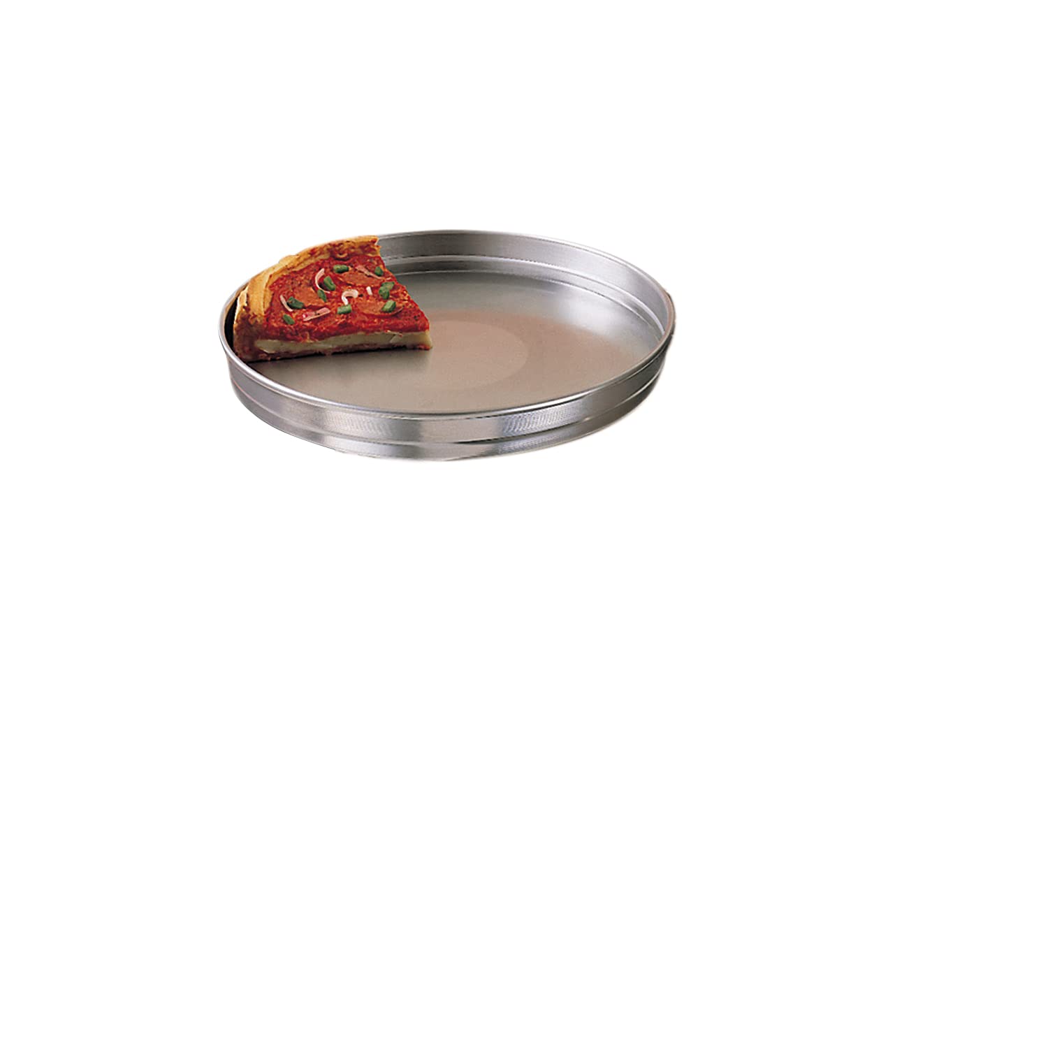 American METALCRAFT, Inc. HA5110 Straight Sided Self-Stacking Pan, 14 Gauge Thickness, 10' Dia., 1.5' H, Aluminum