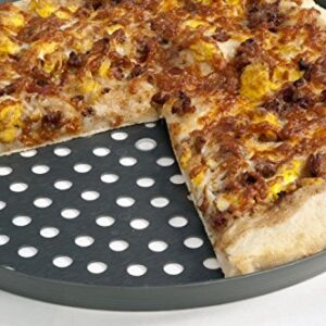 LloydPans Kitchenware 12 inch Perforated Pizza Pan