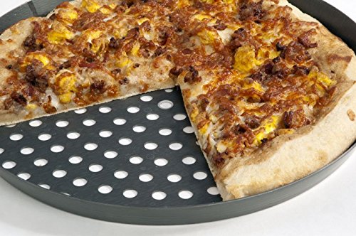 LloydPans Kitchenware 12 inch Perforated Pizza Pan
