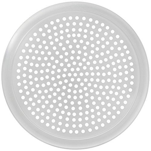 HUBERT Perforated Pizza Screen Millennium Aluminum - 16"Dia